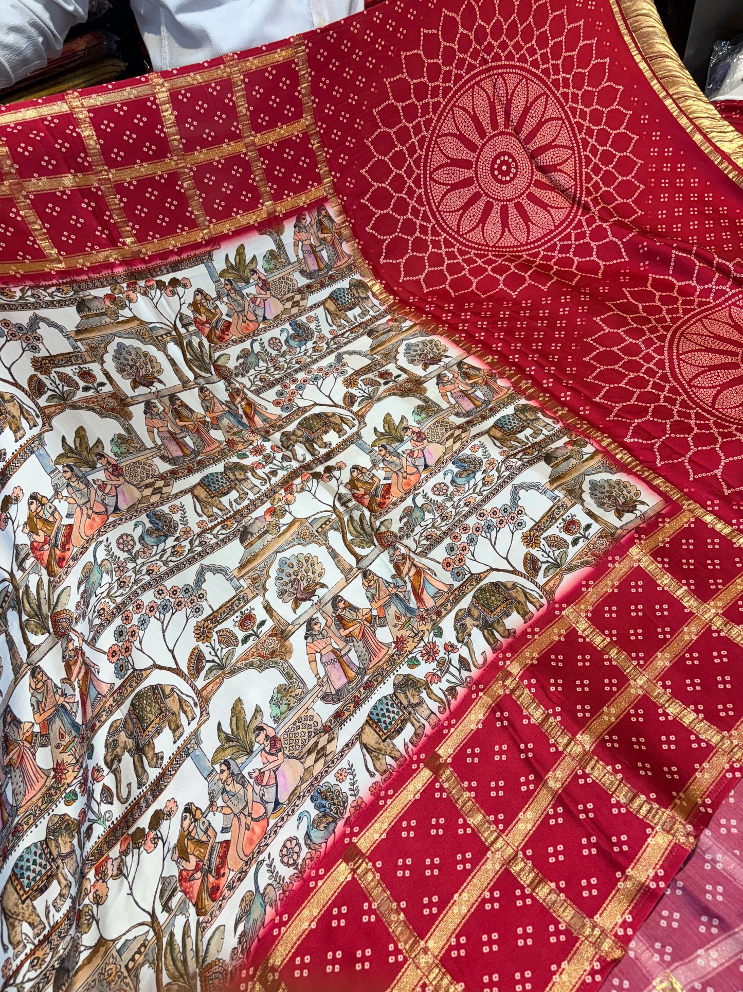 PURE PRINTED MODAL SILK SAREE