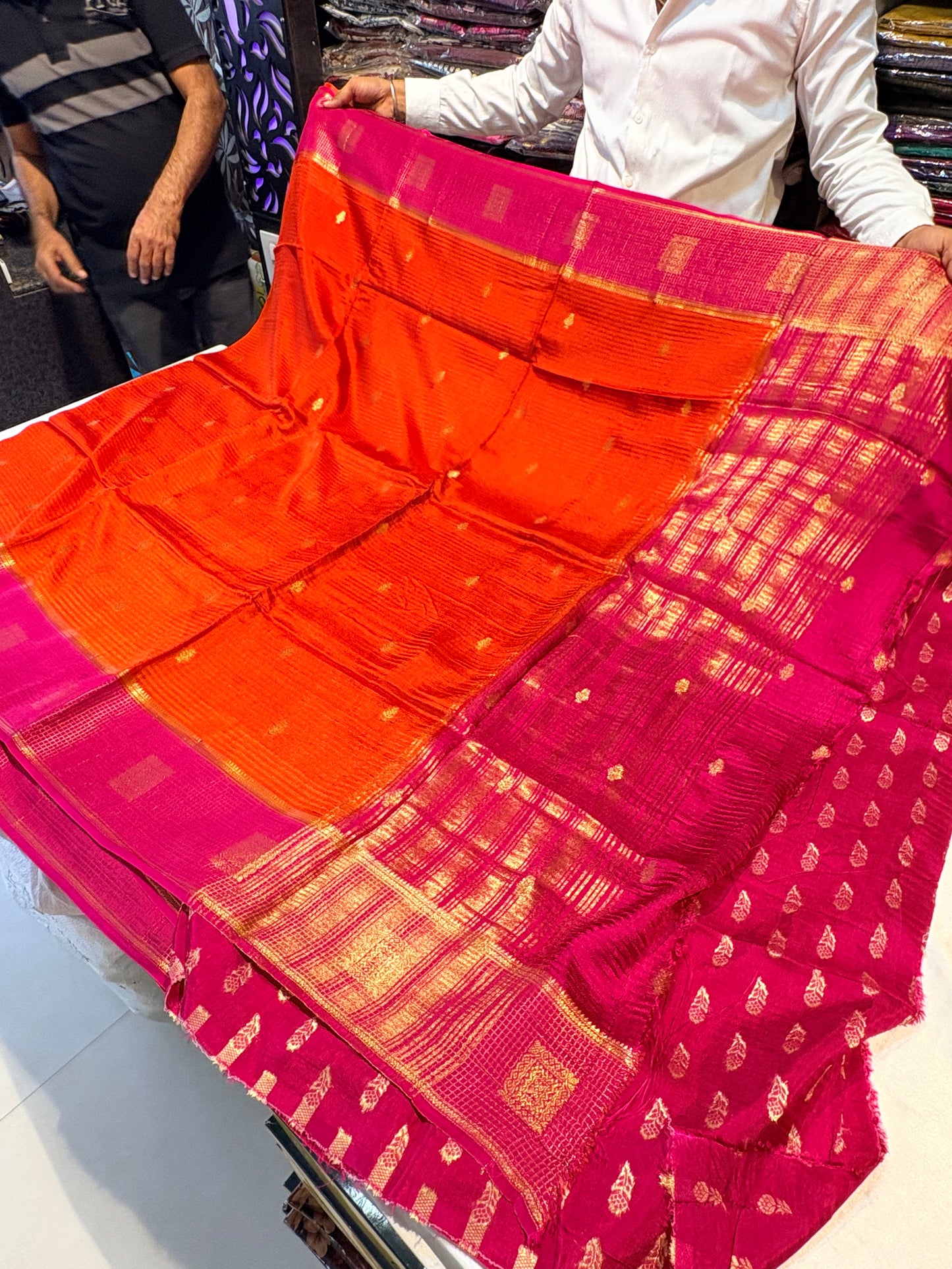 PREMIUM VISCOSE CREAPE SILK SAREE