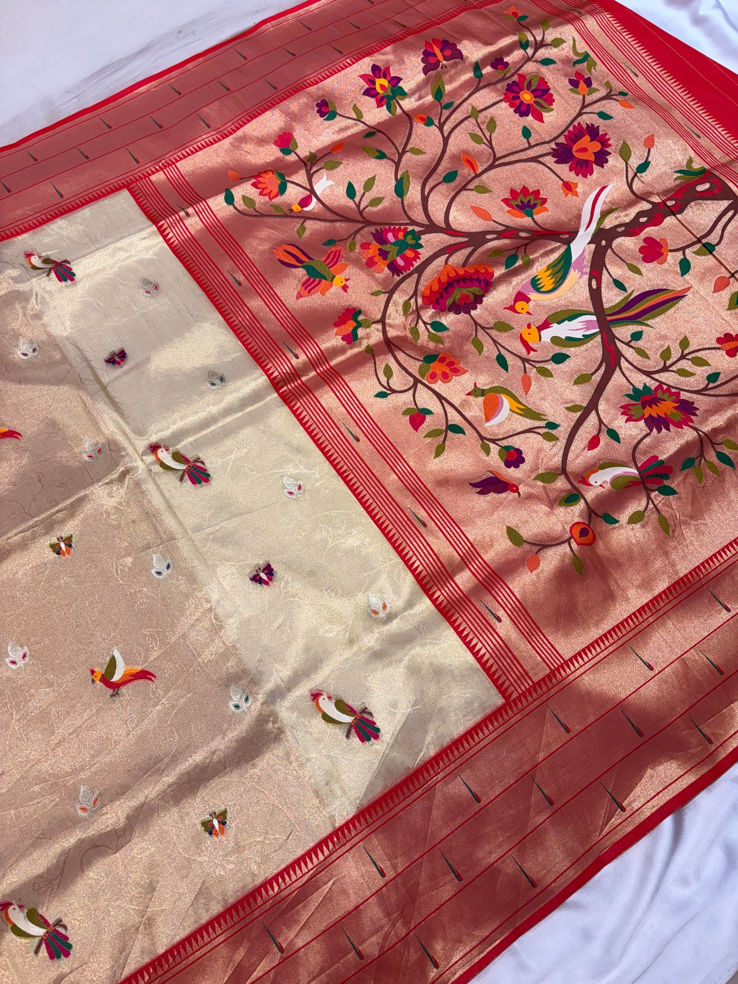PREMIUM PAITHANI TISSUE SILK SAREE