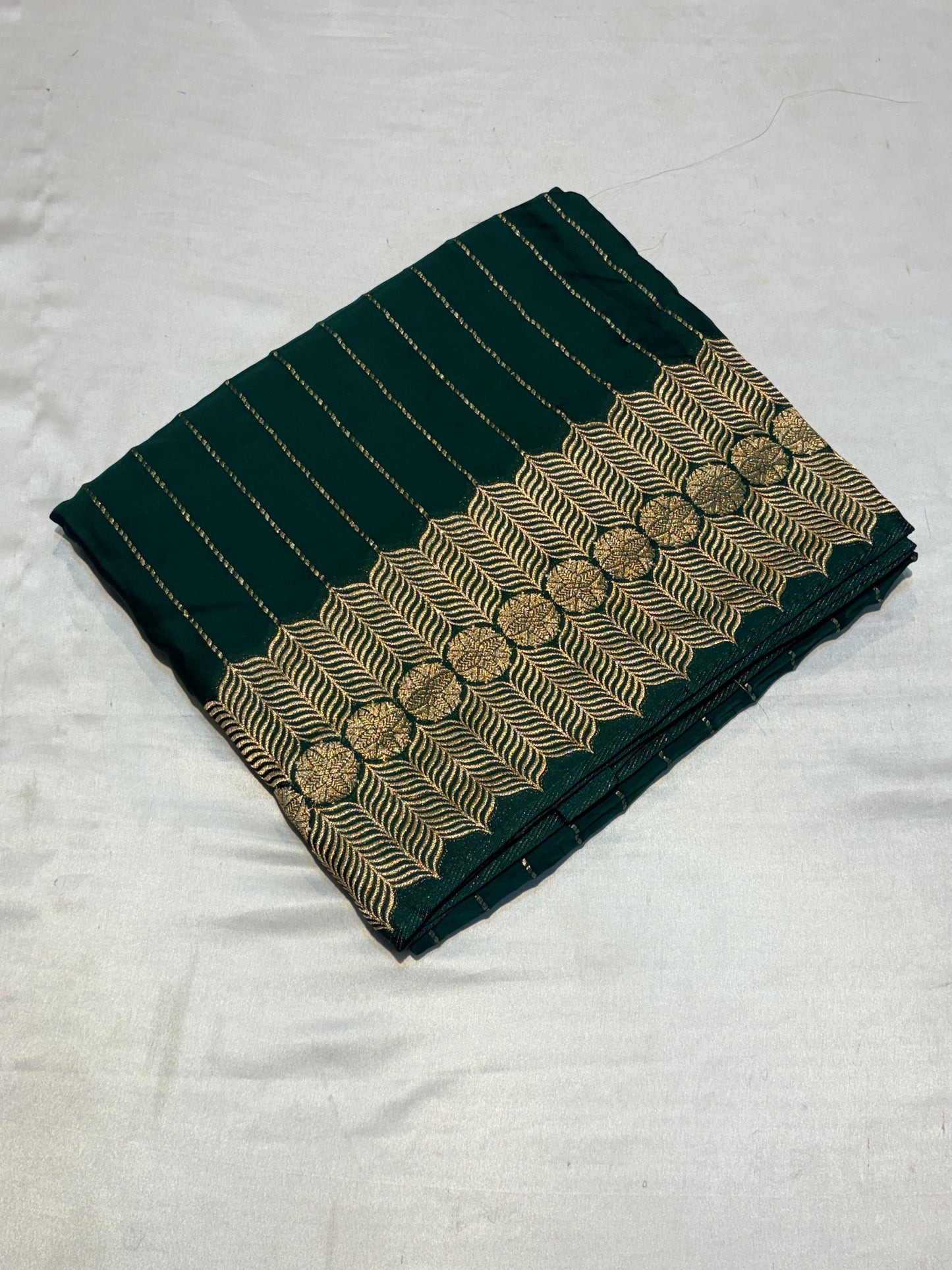 PURE BANARAS MASHRU CREAPE SILK SAREES
