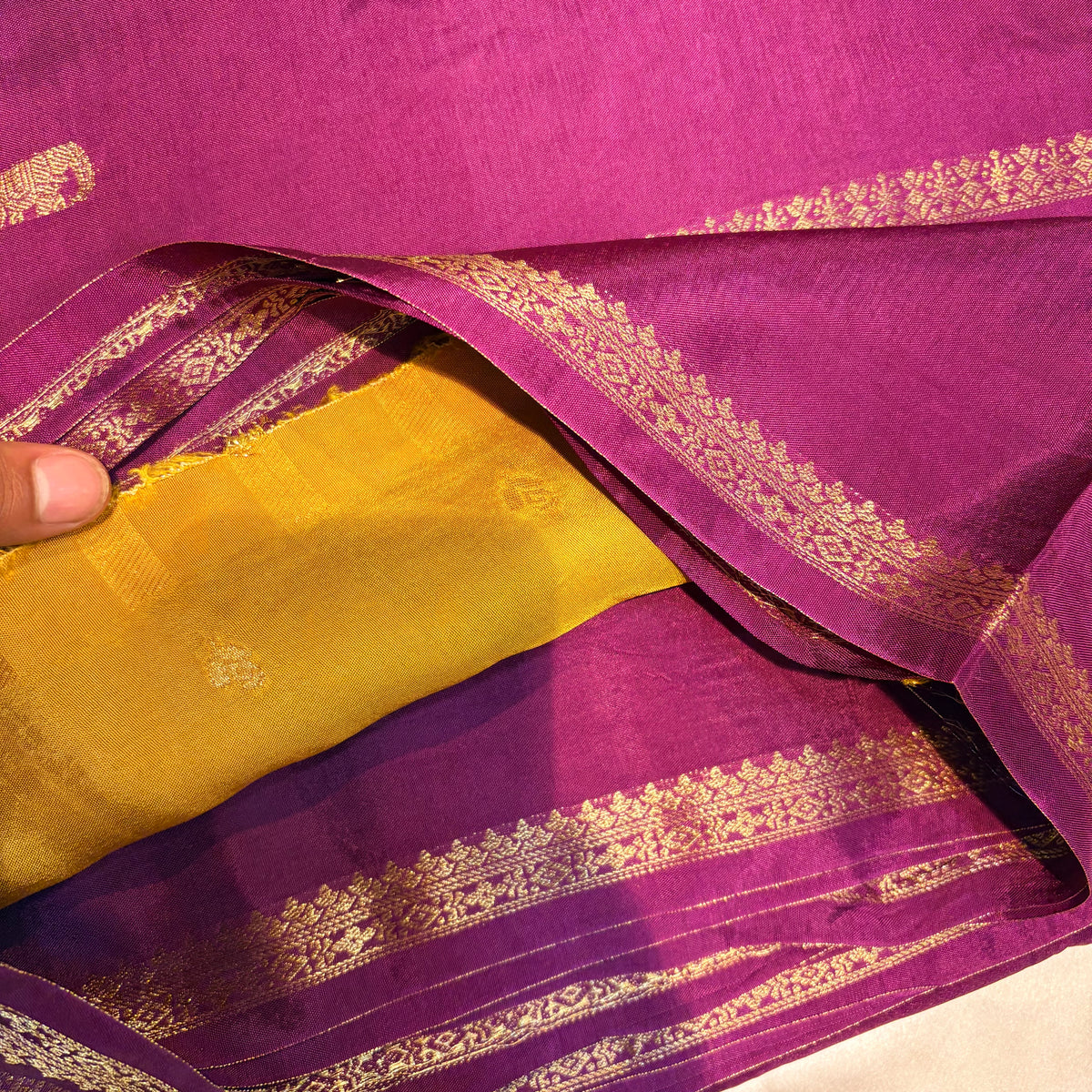 PREMIUM VISCOSE SILK SAREE WITH BENTEX BORDER