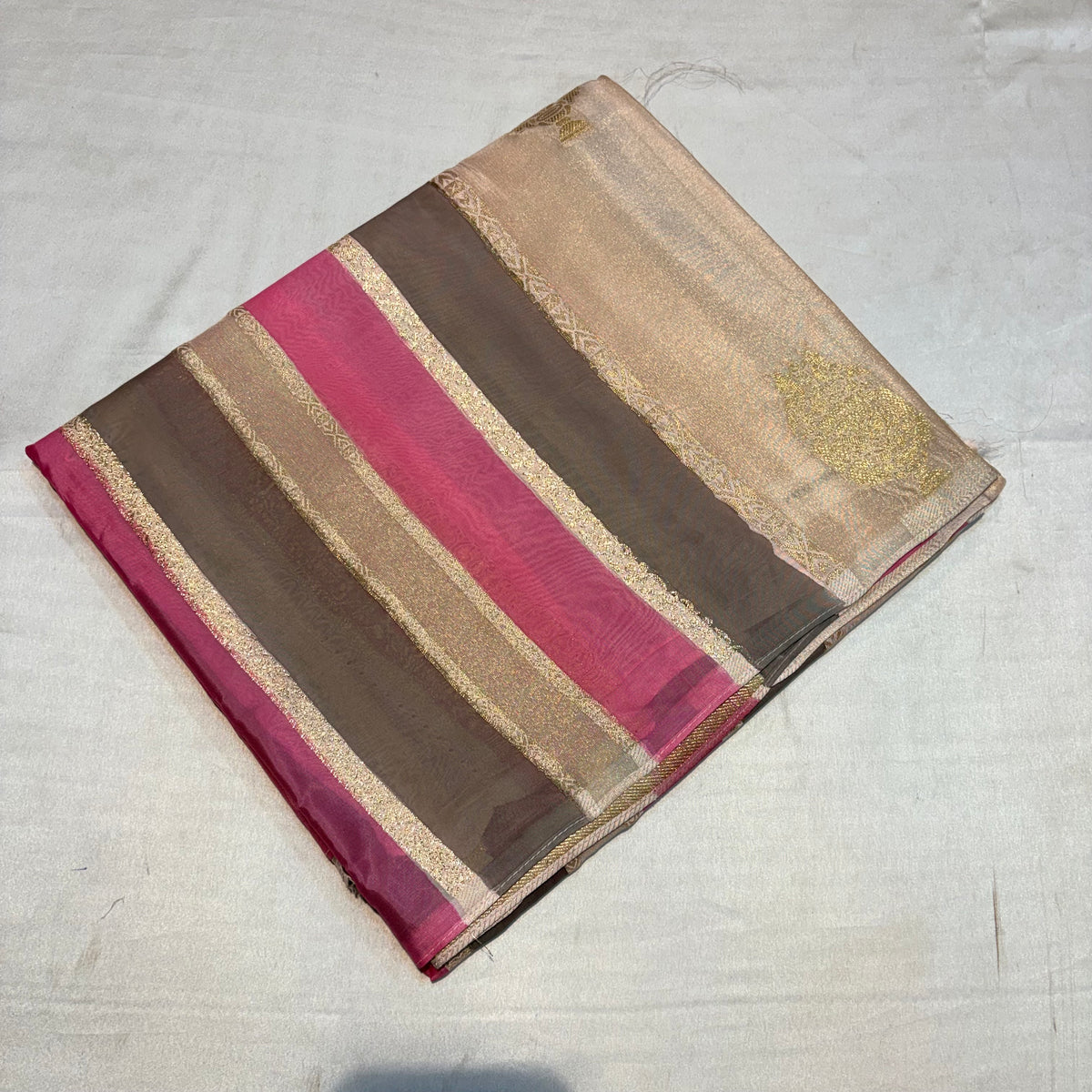 PREMIUM CHINON CREAPE SAREE IN RAGKAT DESIGN