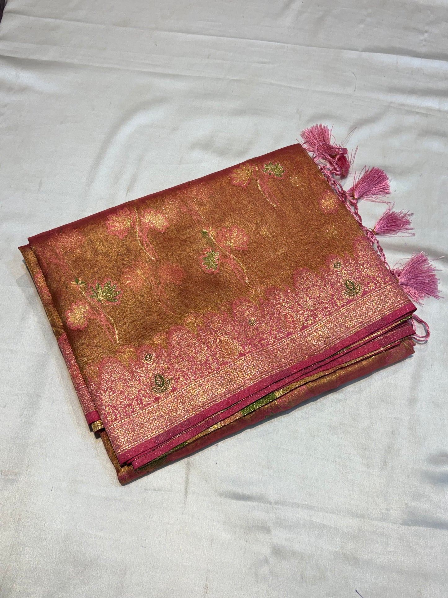 PREMIUM SOFT KORA SILK SAREE