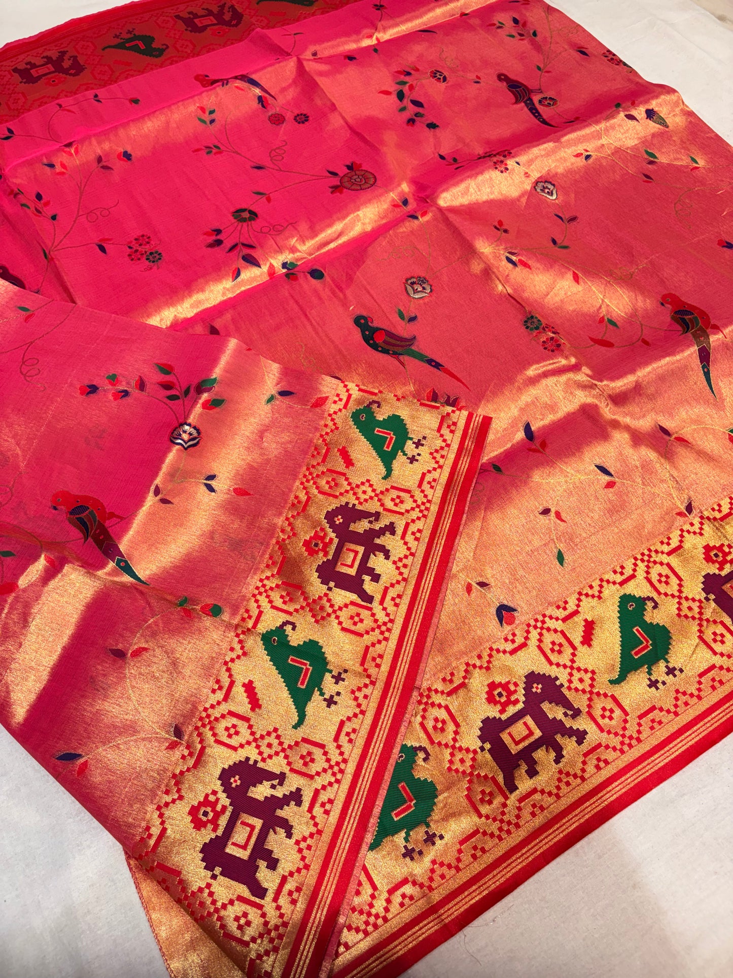 PRMEIUM SEMI PAITHANI SAREE