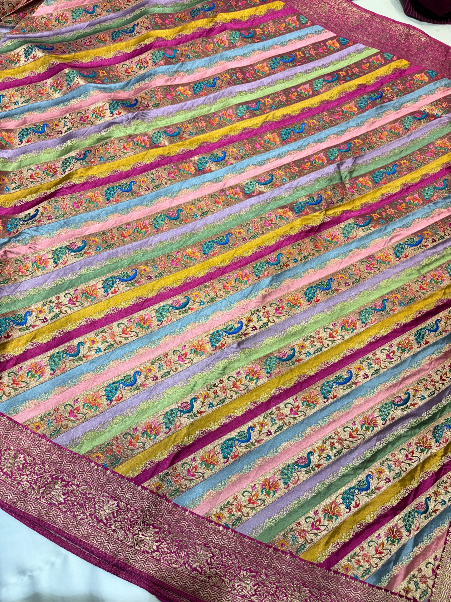 PREMIUM PASHMINA MOUNGA SAREE