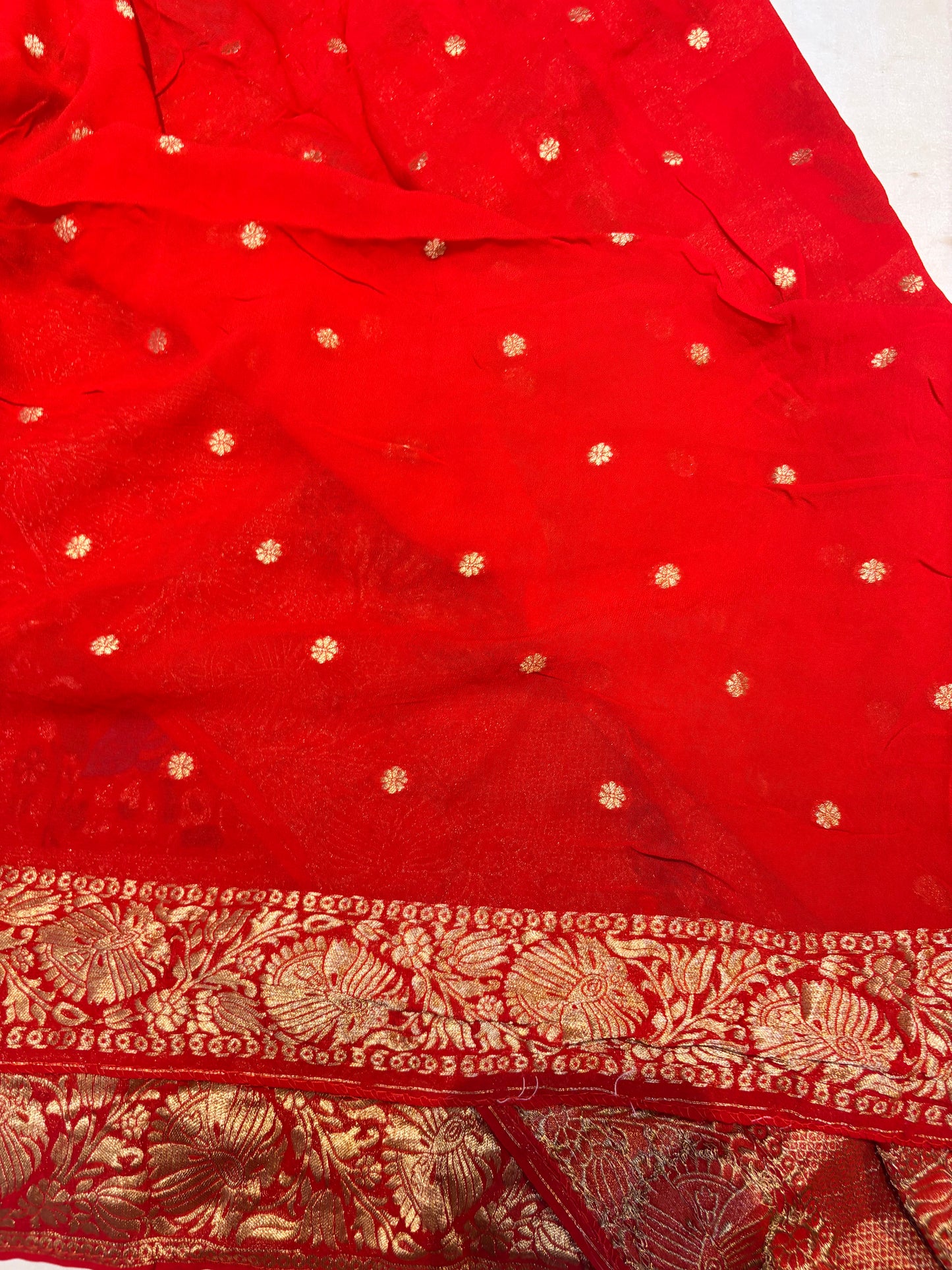 Pure Georgette Saree with Pichwai Weaving