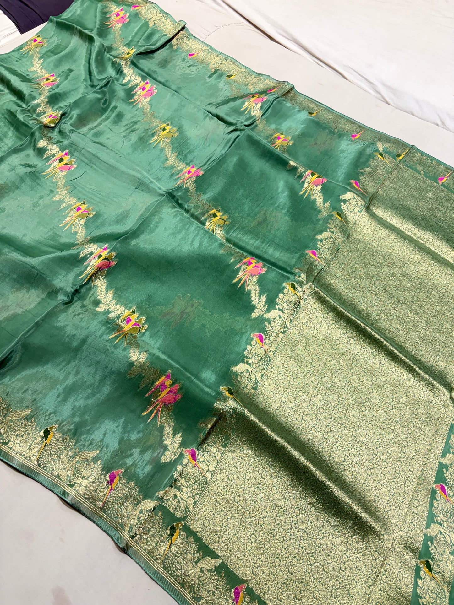 PREMIUM BANARASI CHIFFON SAREE