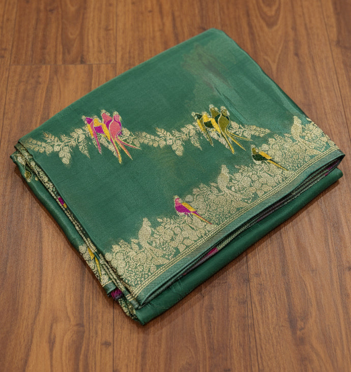 PREMIUM BANARASI CHIFFON SAREE