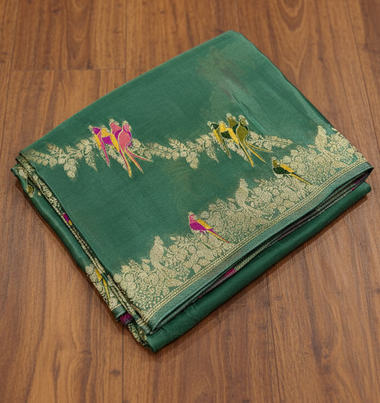 PREMIUM BANARASI CHIFFON SAREE