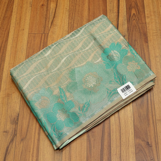 PREMIUM SEMI DESIGNER KACHI TISSUE SILK