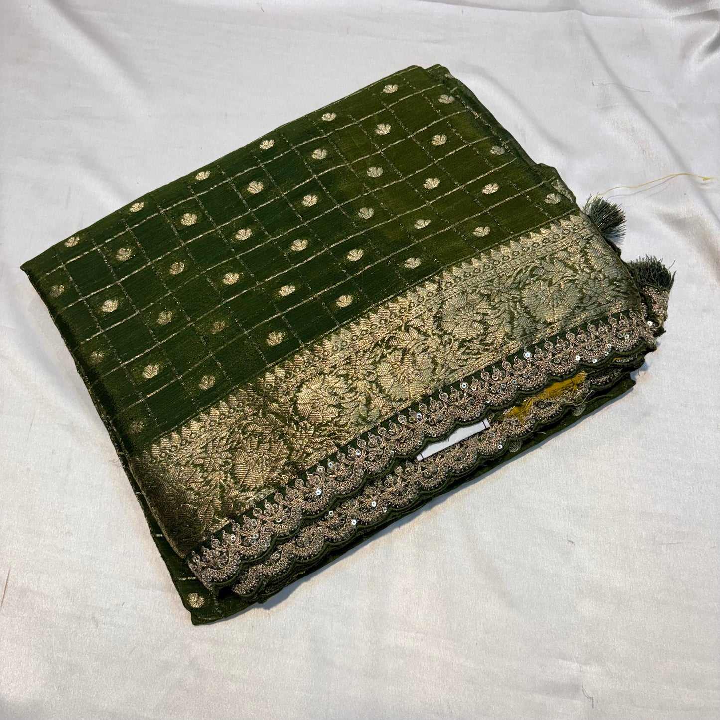 PREMIUM CHIFFON SAREE WITH SCALP BORDER