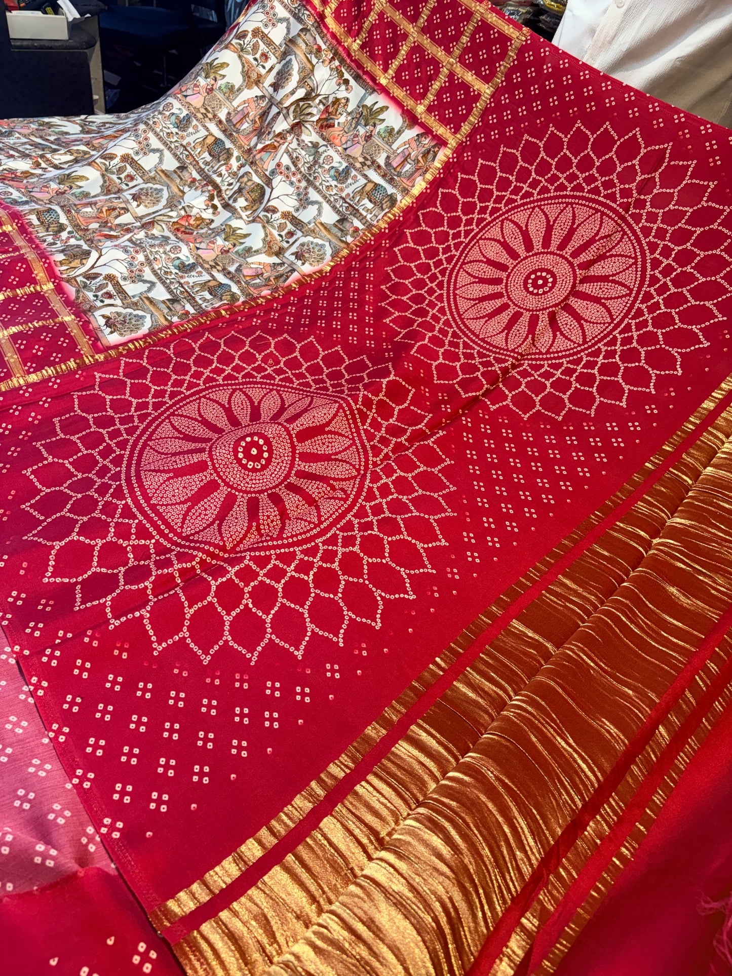 PURE PRINTED MODAL SILK SAREE