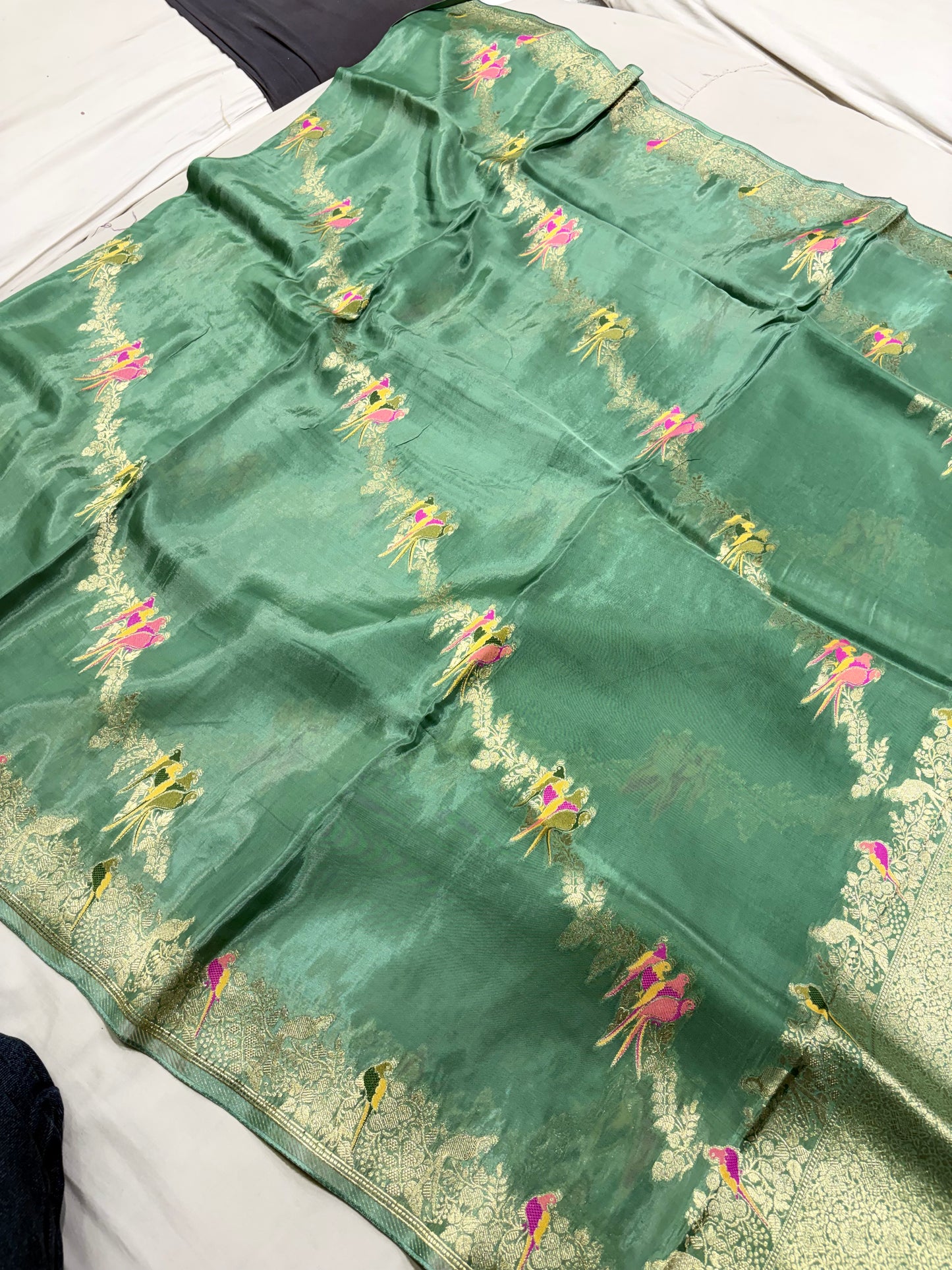 PREMIUM BANARASI CHIFFON SAREE