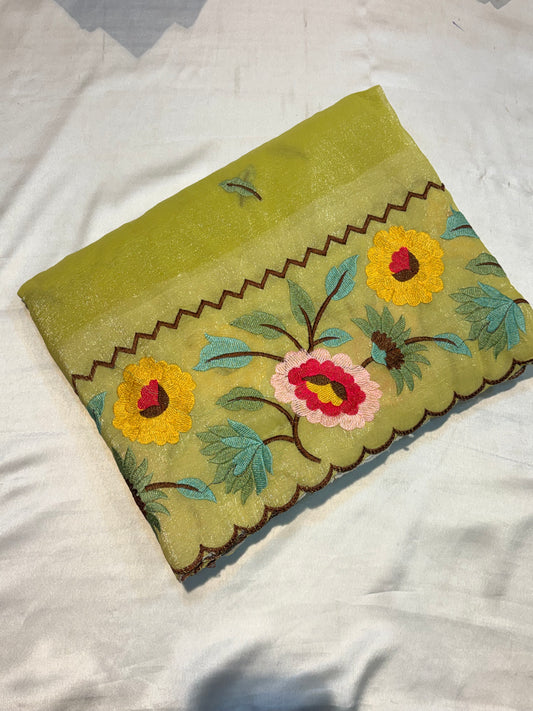FANCY EMBROIDERY WORK SAREES