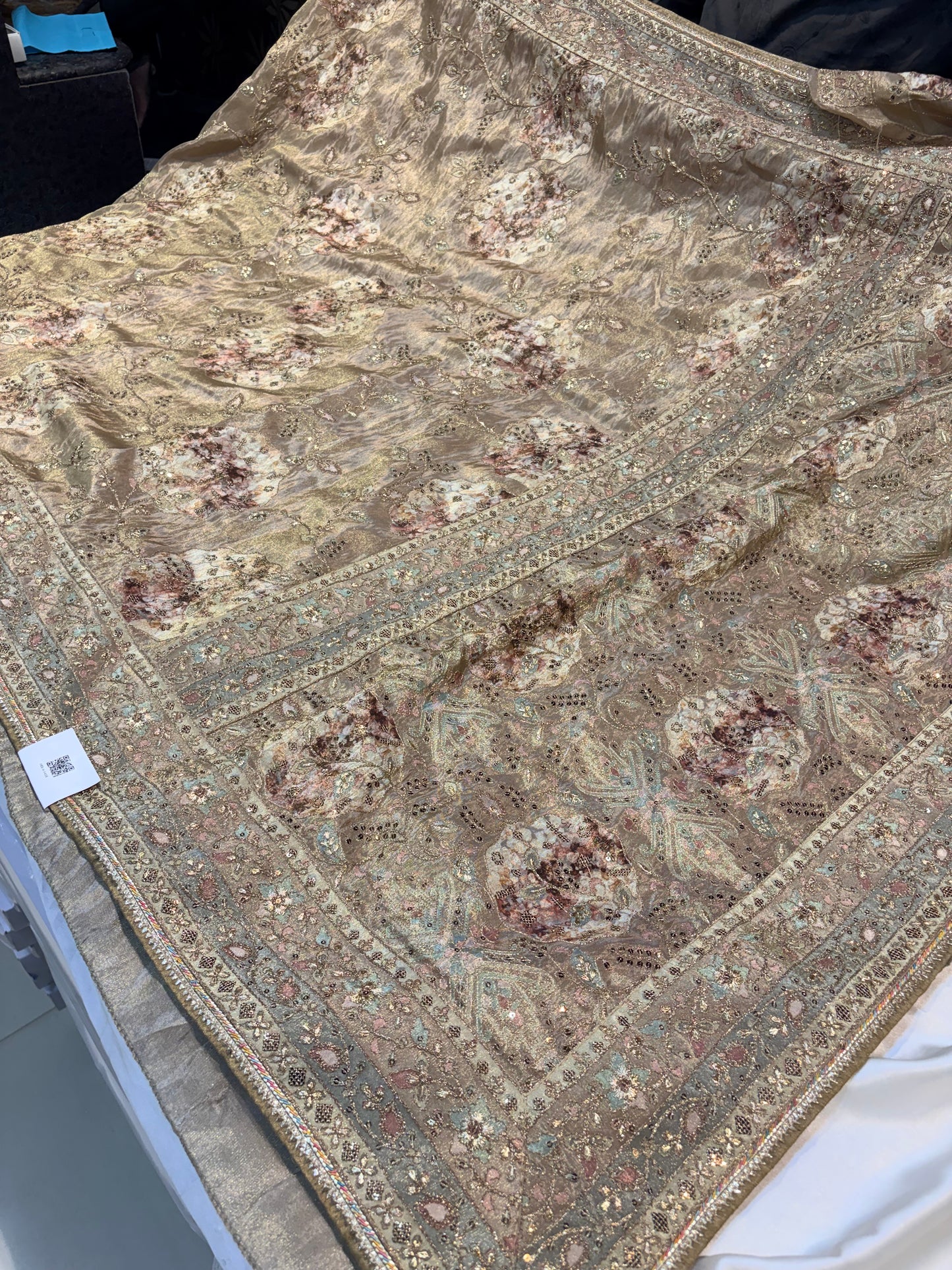 PREMIUM WORK SAREE WITH DIGITAL PRINT (Copy)