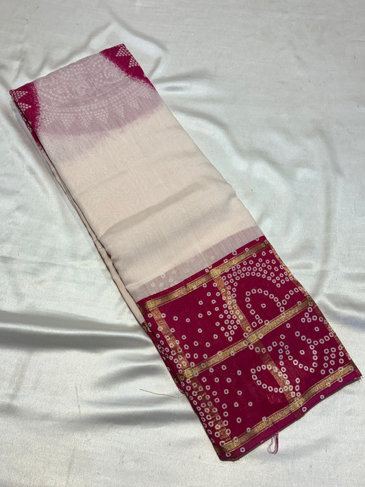 PREMIUM SOFT BANDHANI SAREE