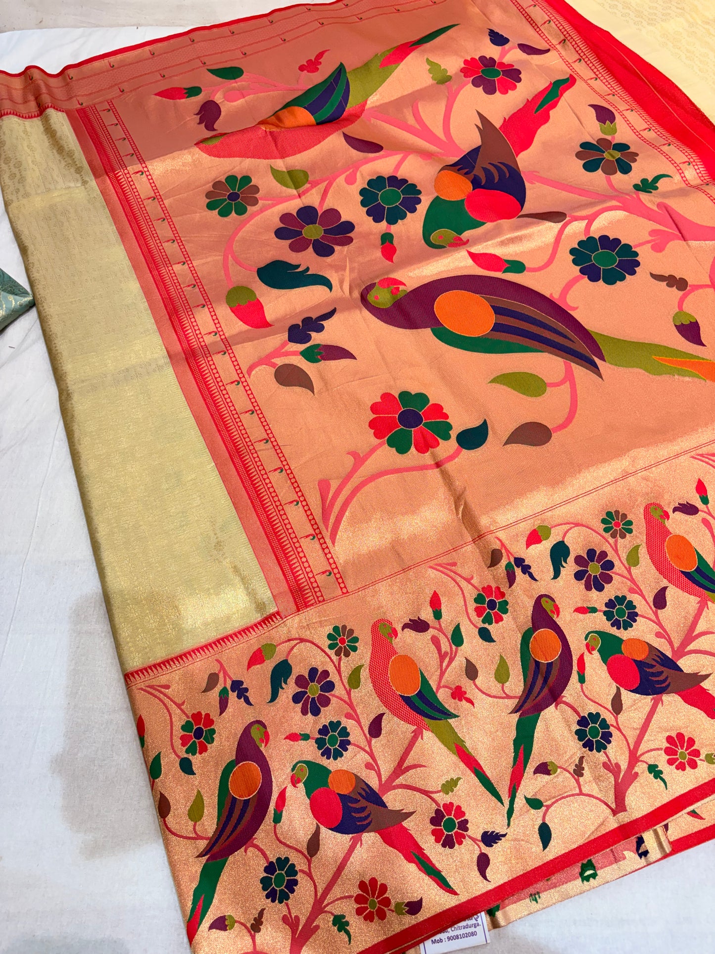 PRMEIUM SEMI PAITHANI SAREE