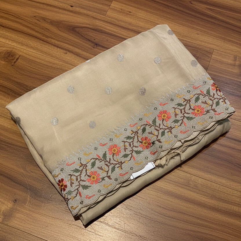 TUSSUR SILK SAREE WITH PAITHANI ZARI WORK