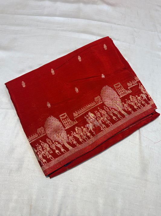 PREMIUM HO CREAPE SILK SAREE