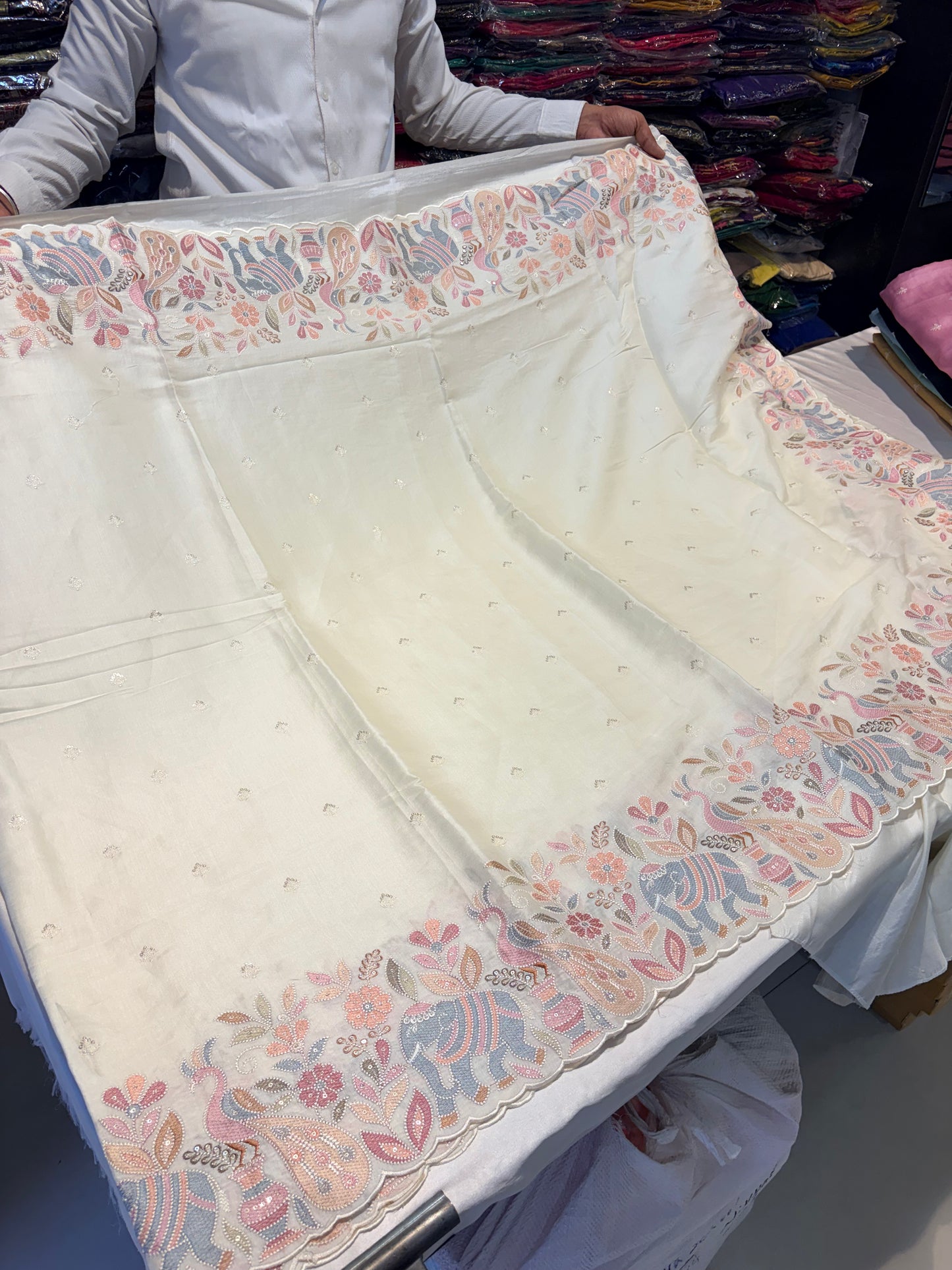 PREMIUM MUSLIN SILK SAREE