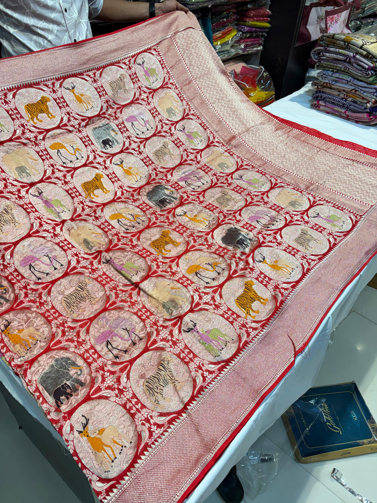 Premium Meena Banras Georgette sarees