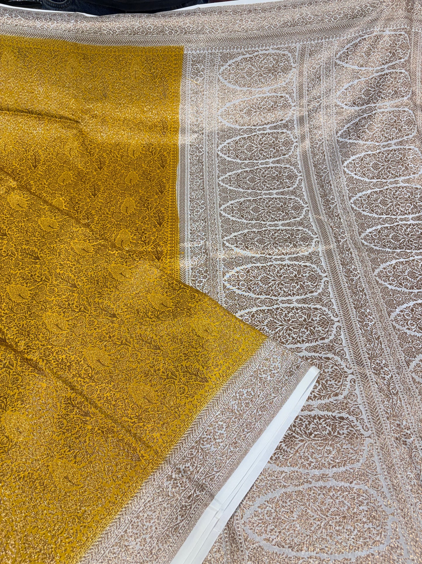 PREMIUM BROCADE BANARASI GEORGETTE SAREE