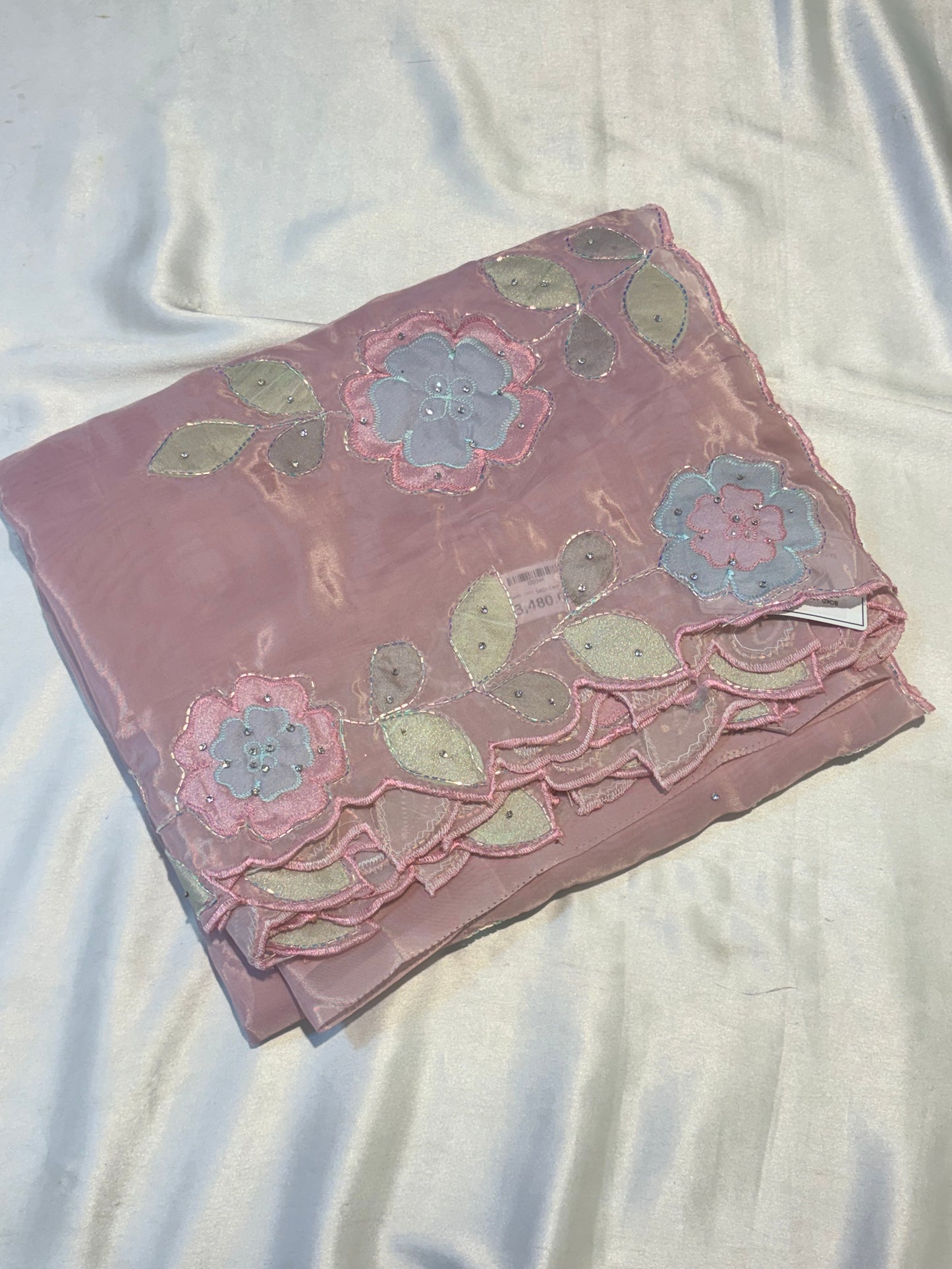 FANCY SAREES WITH APPLIQUE WORK SAREES