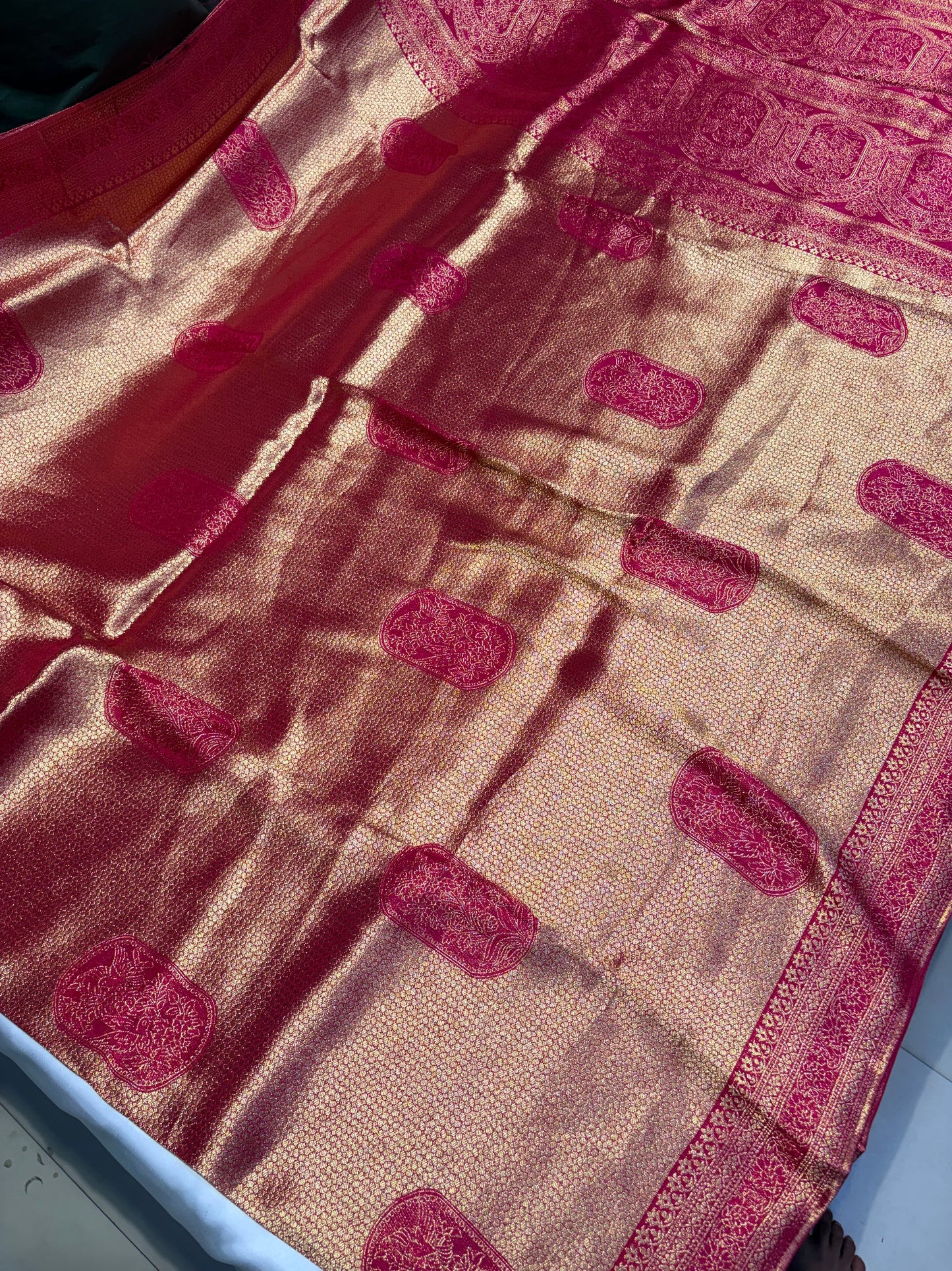 SOFT KANCHIPURAM TISSUE SILK SAREE