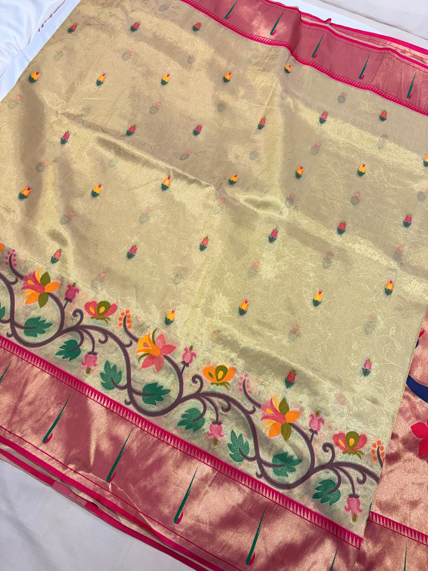 PREMIUM PAITHANI TISSUE SILK SAREE