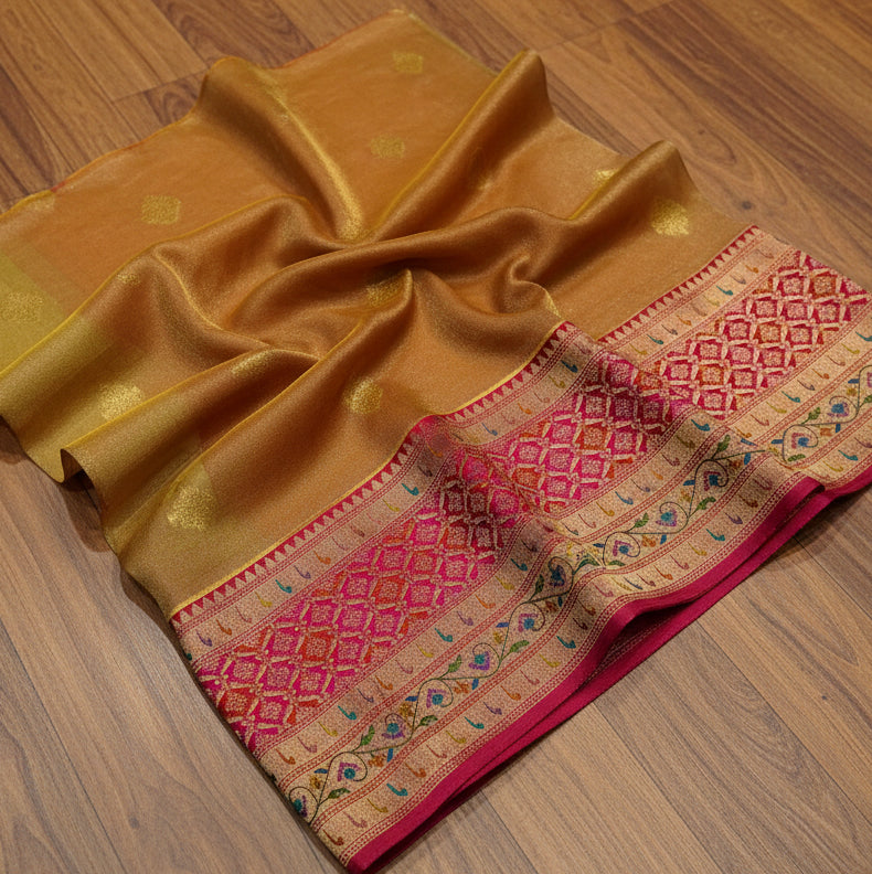 PURE GEORGETTE SILK SAREE