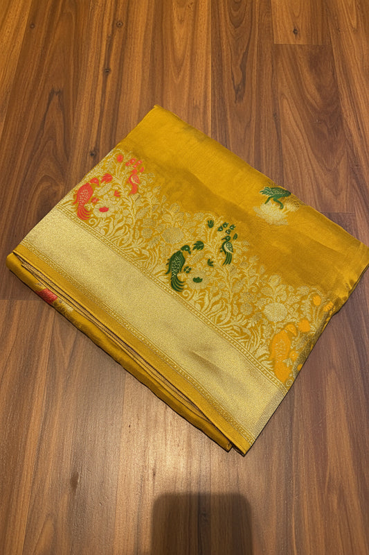 PREMIUM BANARASI CHIFFON SAREE