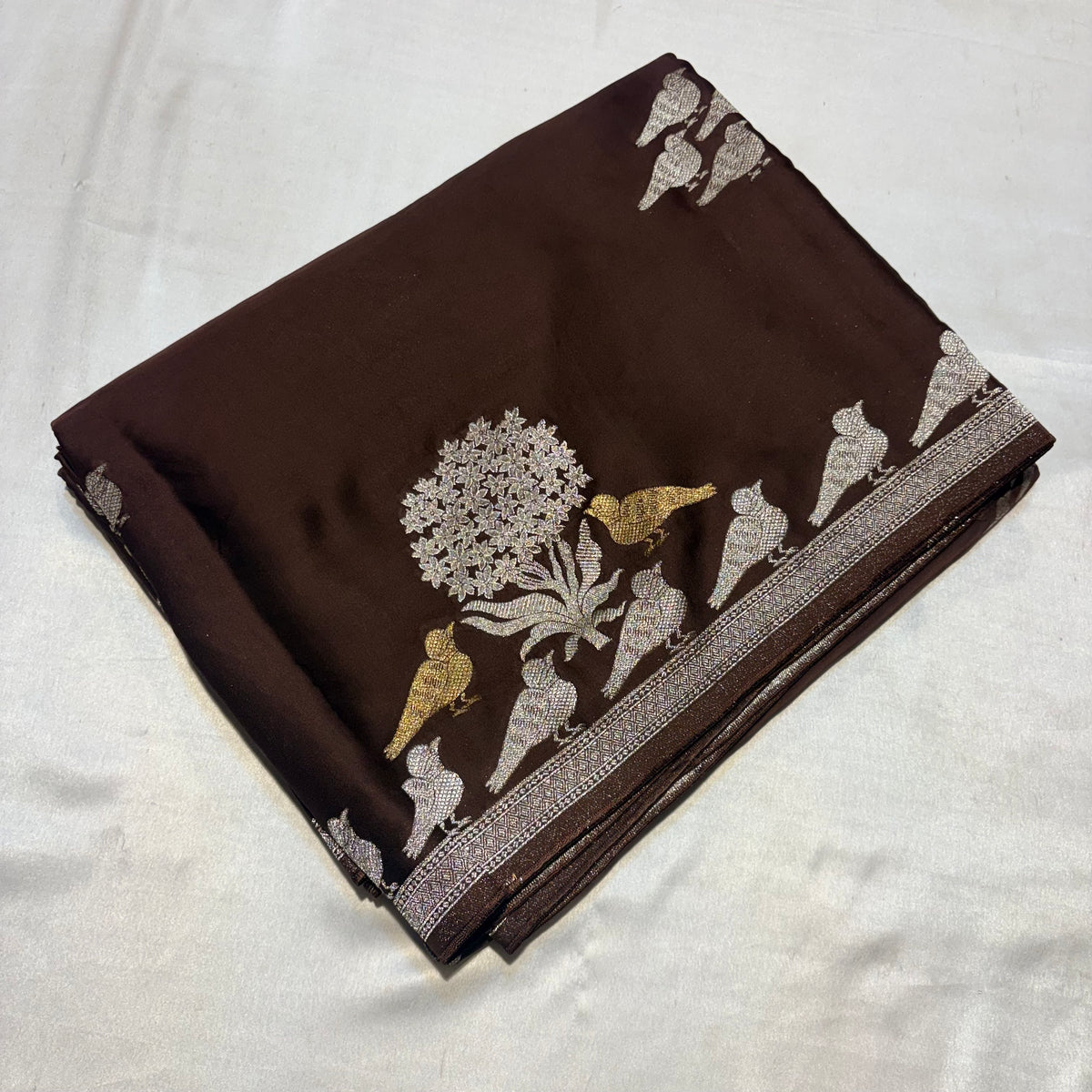 PREMIUM MASHRU CREAPE SILK SAREE