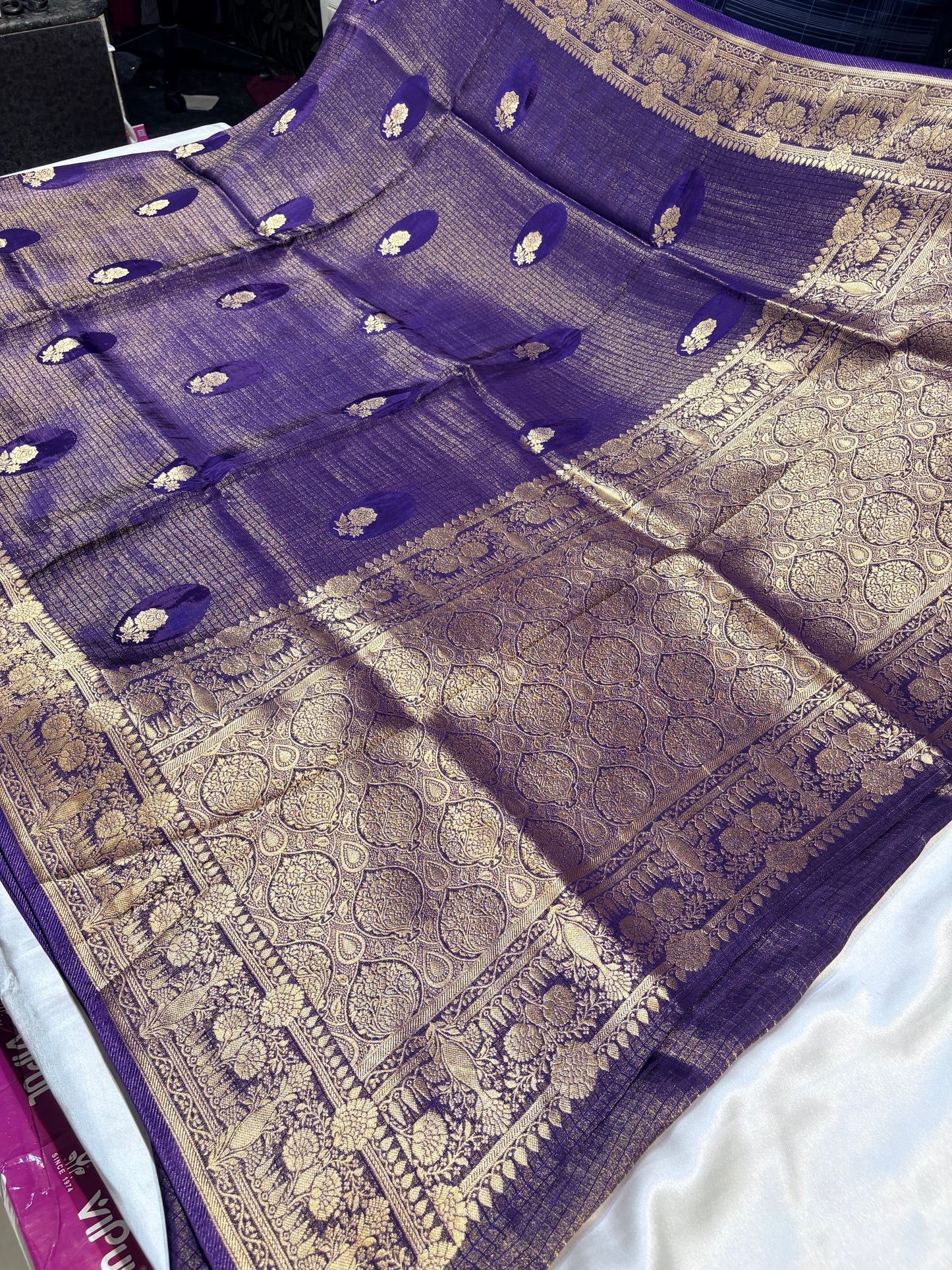 SOFT BROCADE MOUNGA SILK SAREE
