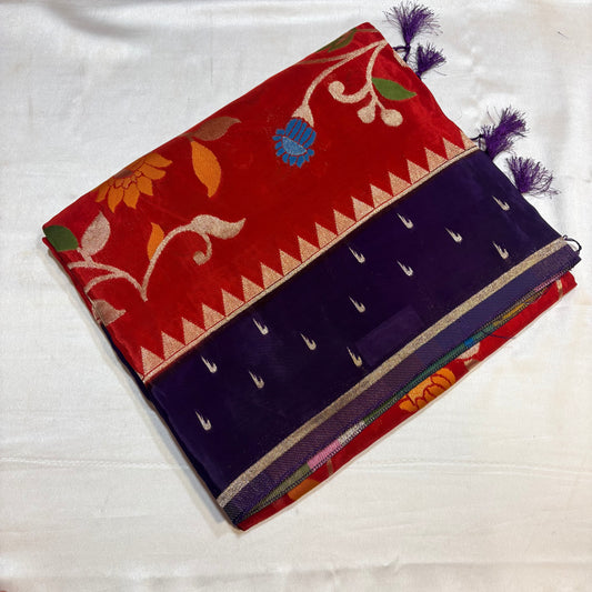 PREMIUM PAITHANI HO CREAPE SILK SAREE
