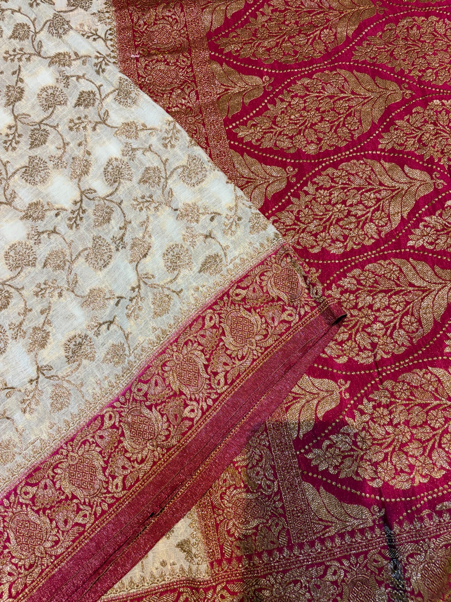 PREMIUM BANARAS KADDHI GEORGETTE SAREE