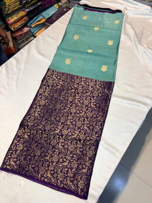 PREMIUM MOUNGA CREAPE SILK HALF & HALF PATTERN