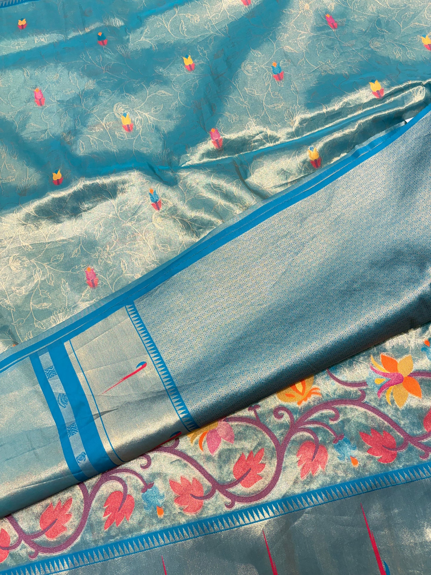 PREMIUM PAITHANI TISSUE SILK SAREE