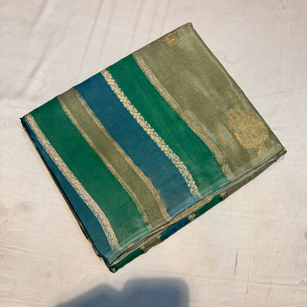 PREMIUM CHINON CREAPE SAREE IN RAGKAT DESIGN