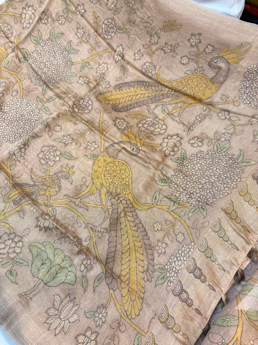 COTTON WEAR SAREE
WITH KALAMKARI PRINT