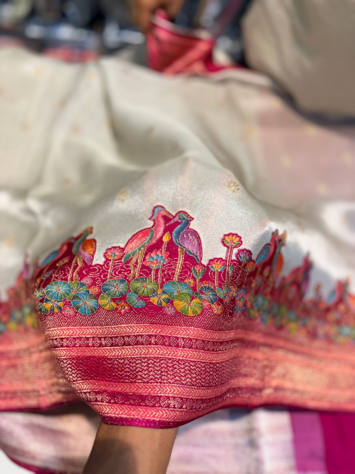 PREMIUM BANARASI GEORGETTE SAREE