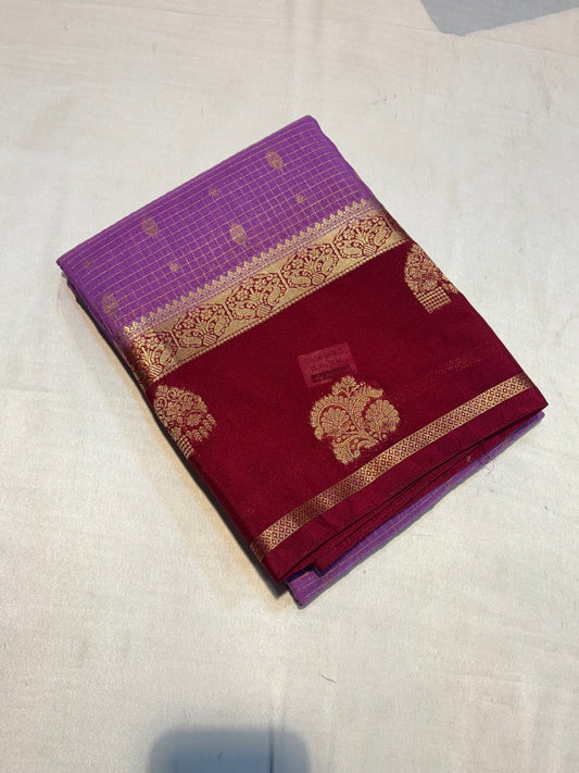 PREMIUM SEMI MYSORE SILK CREAPE SAREE