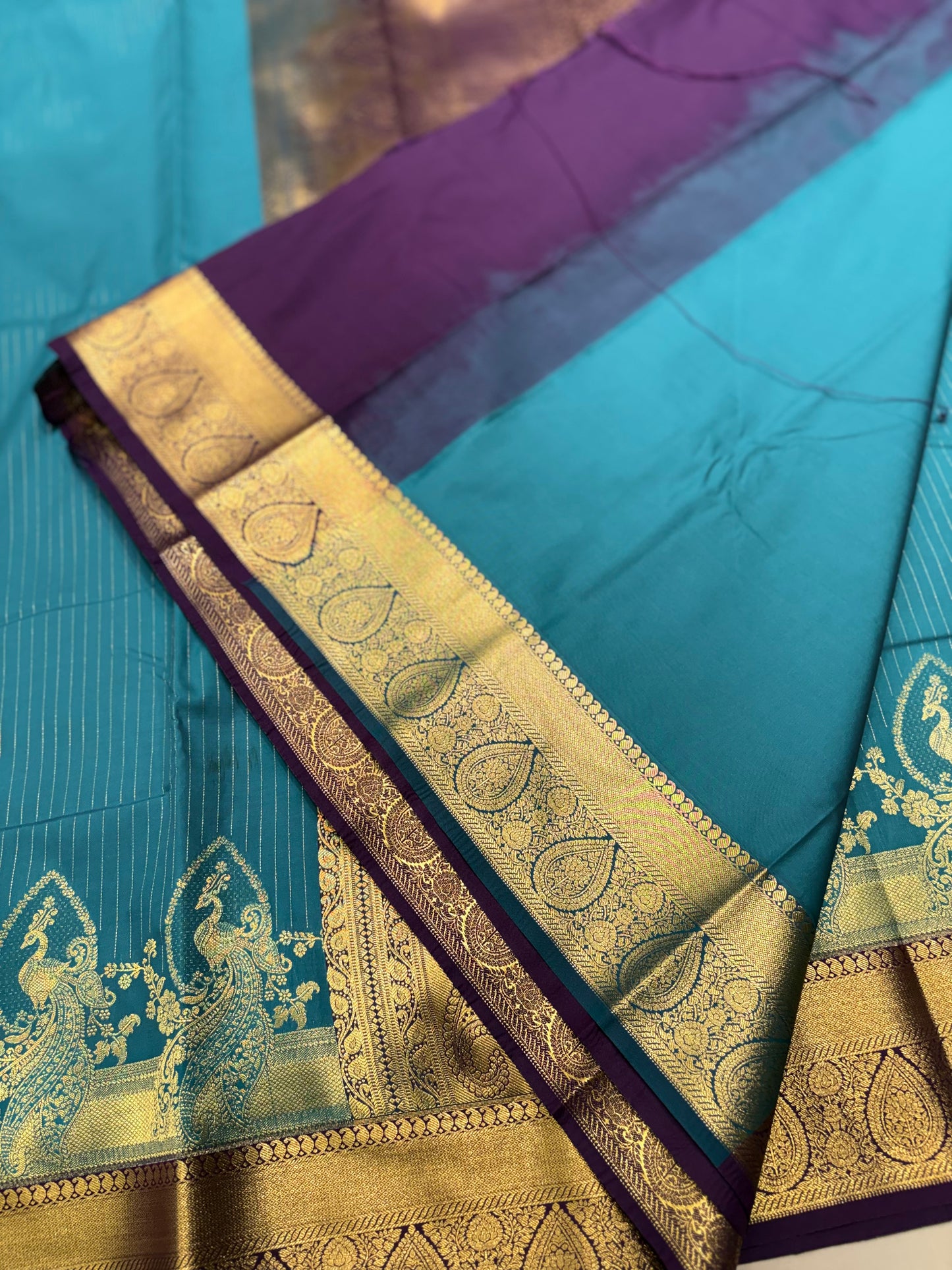 PRWMIUM SEMI KANCHI SAREE