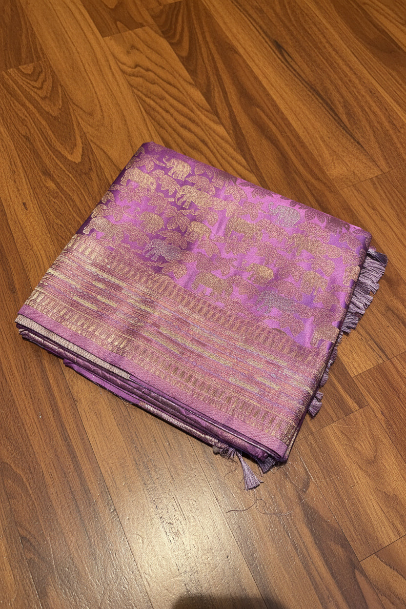 PREMIUM SOFT BROCADE SILK SAREE